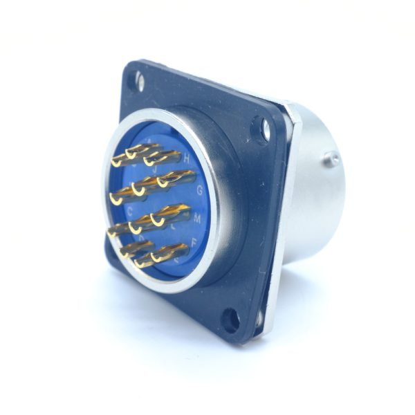 MIL-DTL-26482 MS3112E-14-12S Female Box Mounting  Receptacle, Shell No.14  12Pin, PT02E-14-12S