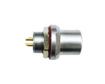 Push Pull Connectors F series self-locking Protruding rear internal nut mounting socket ZHN1F304CLL