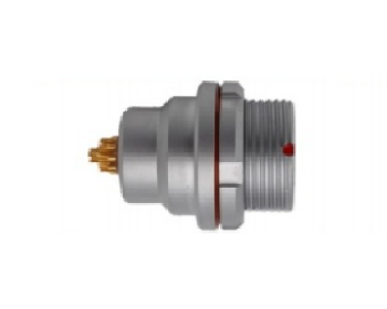 Push Pull Connectors K series self-locking Fixed socket MEG2K312CLL