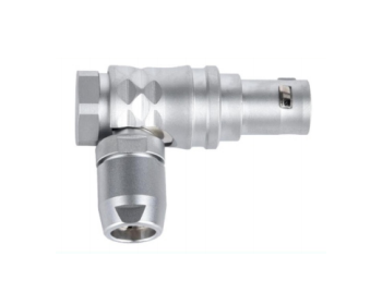 Push Pull Connectors B series self-locking 90° right-angle plug THG1B306CLAD52Z
