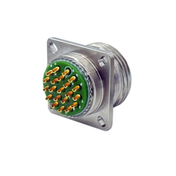 MIL-DTL-38999 Connectors D33999 Series Ⅲ D38999-20FH21S 20-21S Female Box Mounting Receptacle,Shell No.20 21Pin